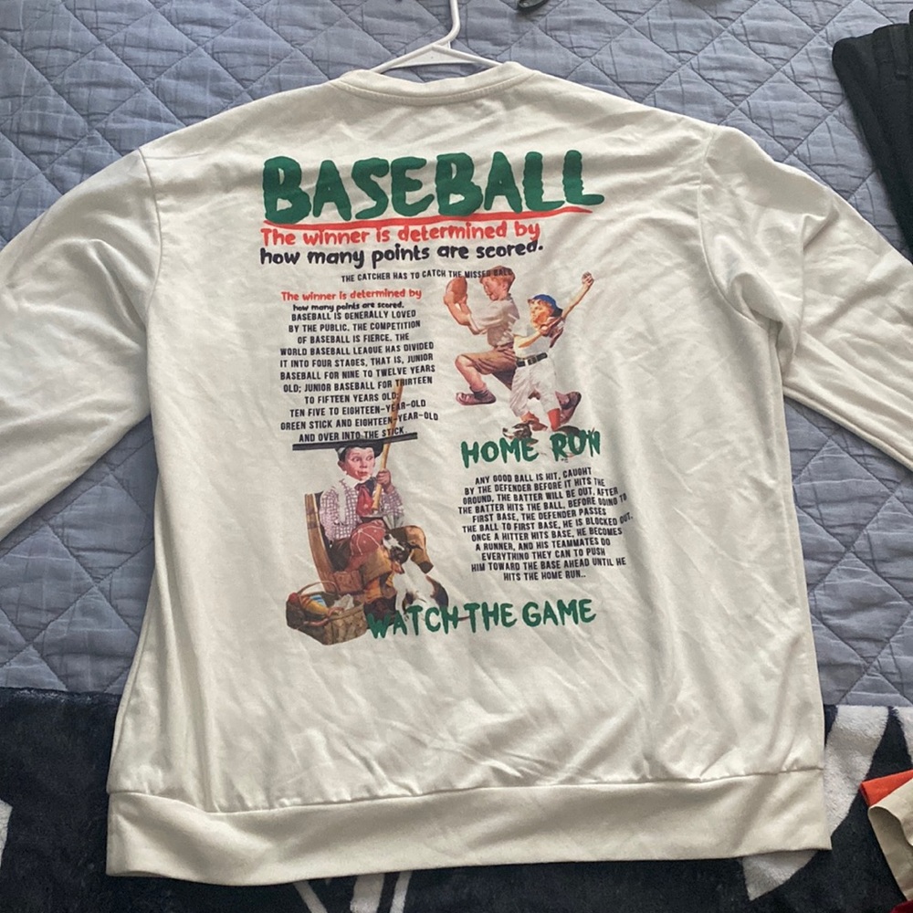 Long sleeve sweatshirt